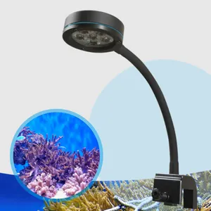 Nano Aquarium Rif Marine Led Verlichting, Inschakel-Op-Koord Aquarium Licht, 12V, 1a, Aluminium Schaal Voor Koraalrif Mini Tank