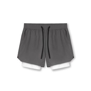 Pantalones Cortos Deportivos Personalizados con Logotipo para Hombre, Pantalones Cortos de Running de 5 Pulgadas, Pantalones Cortos Deportivos de Cintura Alta para Gimnasio, Tenis y Ejercicio con Bolsillo Interior - Product Image 2