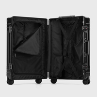Sac de voyage Bagages 20/24/26/28 pouces Valise en aluminium Alliage Valise à roulettes Grande capacité Valises de voyage à roulettes Bagages
