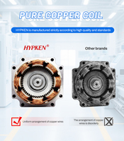 Kit moteur pas à pas hybride HYPKEN Nema 34 DM542, couple de 18 Nm, DC24V 7A, triphasé, pour imprimante 3D et CNC 4 axes