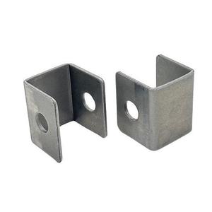 Soporte de Esquina para Cama, Conector en Forma de U con Doble Orificio, de Acero al Carbono Galvanizado, Accesorio de Ferretería para Muebles - Product Image 4