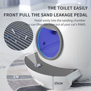 Großhandel DC12V Großformatige Intelligente Selbstreinigende <span class=keywords><strong>High</strong></span>-<span class=keywords><strong>Tech</strong></span> WLAN Automatische Smarte Elektrische Katzentoilette - Product Image 4