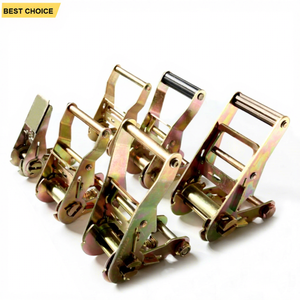 Fibbia a cricchetto Dolly con manico in alluminio da 230mm con doppio <span class=keywords><strong>gancio</strong></span> a J - Product Image 1