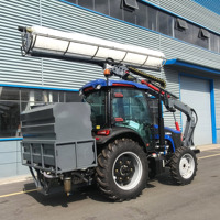 Machine de nettoyage de panneaux solaires photovoltaïques industriels, véhicule à brosse rotative pour le nettoyage des panneaux solaires, équipement de nettoyage PV