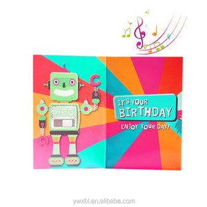 Bán Buôn Tùy Chỉnh Chất Lượng Cao Nổi Tiếng Sản Phẩm Chúc Mừng Sinh Nhật Âm Nhạc Thiệp Chúc Mừng Với Chip Âm Thanh Cho Trẻ Em Món Quà - Product Image 2