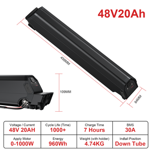 แบตเตอรี่จักรยาน EU Stock Fit Bike Dorado 48v 20ah สำหรับใช้งานในเมือง ใช้กับเซลล์ Sam Sung 5000mah พร้อมจอ LED และที่ชาร์จ 3A - Product Image 2
