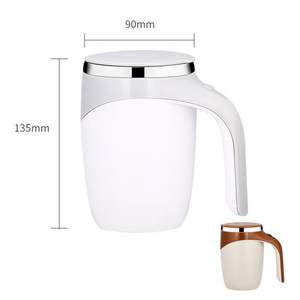 Nuevas Tazas de Café Automáticas con Autoagitación 2026, Tazas de Viaje Modernas de Acero Inoxidable con USB, 100 Piezas, 380 ml - Product Image 1