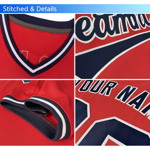 เสื้อยืดแขนสั้นคอวีออกแบบได้ตามต้องการเสื้อเบสบอลสำหรับผู้ใหญ่และเยาวชนที่มีชื่อและโลโก้สำหรับชุดซอฟท์บอล - Product Image 1