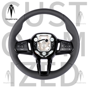 Volante in Pelle Completo Compatibile con <span class=keywords><strong>BMW</strong></span> Serie 5 530Li, Serie 7 735Li 740Li, Volante ID8 - Product Image 1