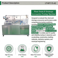 Probador de Accesorios de Drenaje de Tuberías de 3 Estaciones con Sistema de Control PLC para Pruebas de Sellado de Agua y Caudal