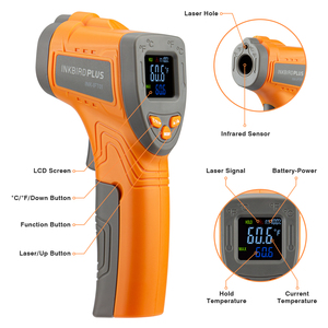 <span class=keywords><strong>INKBIRD</strong></span> INK-FT01 -50C ~ 550 industriel numérique Laser IR infrarouge mètre de température électronique température pistolet thermomètre pour l'industrie - Product Image 4