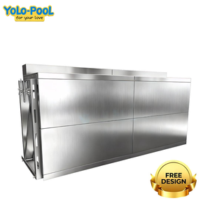 <span class=keywords><strong>Piscine</strong></span> modulaire en acier inoxydable avec cadre métallique, installation facile, construction durable pour une utilisation en extérieur, piscines de compétition - Product Image 5