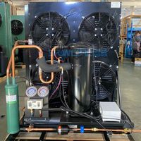 Unité de condensation à compresseur scroll SNOWCORE 5HP, réfrigérant R404A, refroidie par air, 380V-420V/3Ph/50Hz, capacité de refroidissement de 110,5 m³/h