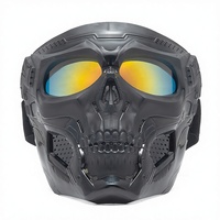 Masque tactique unisexe coupe-vent pour sports de plein air, motocross et moto, avec protection oculaire intégrée