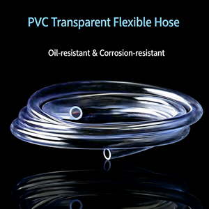 Tuyau d'aspiration transparent en PVC avec spirale en fil d'acier, tuyau d'eau transparent pour drainage d'échappement, transfert de pompe, tube en PVC de qualité alimentaire - Product Image 3