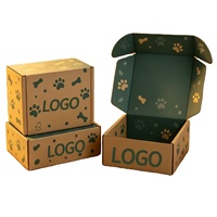 Servicio de Diseño de Embalaje para Mascotas con Logotipo Personalizado, Carpetas de Envío Reutilizables con Forma de Hueso de Pata, Forro de Esponja con Lámina Dorada, ODM OEM