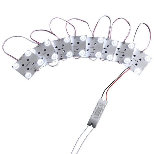 Diffuse Reflection Led Backlight Module with Lens 12v 4led/pcs 3030smd Led Strip Light Module for Soft Slim Light Box