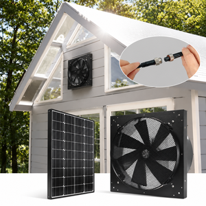 Ventilateur axial mural à énergie solaire <span class=keywords><strong>pour</strong></span> <span class=keywords><strong>poulailler</strong></span>, en acier galvanisé, IP68, moteur CC sans balais 24V, <span class=keywords><strong>extracteur</strong></span> de chaleur OEM ODM - Product Image 5