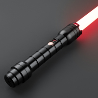 Dapat disesuaikan Lightsaber RGB warna pisau berubah, logam Hilt untuk Jedi Cosplay aman cahaya pedang untuk hadiah ulang tahun