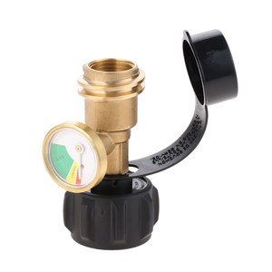 Indicateur de niveau de réservoir de <span class=keywords><strong>propane</strong></span>, détecteur de fuite, manomètre de pression de gaz universel pour camping-car, bouteille de gaz, barbecue au charbon de bois, chauffage - Product Image 4
