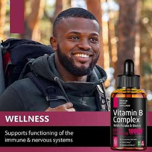 Grosir Logo Kustom Suplemen <span class=keywords><strong>Vitamin</strong></span> <span class=keywords><strong>B12</strong></span> Sublingual Organik <span class=keywords><strong>Vitamin</strong></span> <span class=keywords><strong>B12</strong></span> untuk Suasana Hati Energi & Metabolisme 60Ml - Product Image 5