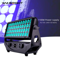 Luz LED RGBLAC de 1100W, Resistente al Agua IP65, DMX512, Proyector de Pared para Exteriores, Iluminación para Escenarios, Bodas, Eventos y Espectáculos