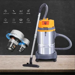 Upright 70L 3000W Motor Stainless Steel Wet And Dry Vacuum Cleaner For Commerical Industry Car Wash