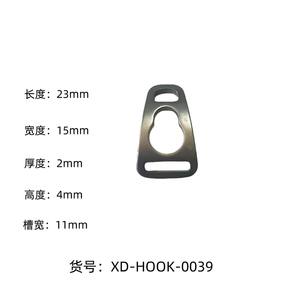 Boucle de fixation rapide en alliage d'aluminium Xingda pour corde de tente 23 mm x 15 mm, pour ajustement rapide des nœuds, pour camping en plein air et bâche - Product Image 1