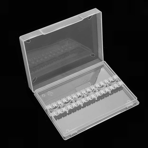 <span class=keywords><strong>Caja</strong></span> de Almacenamiento Transparente de Plástico para <span class=keywords><strong>Brocas</strong></span> de Uñas, Estuche Vacío para 14 <span class=keywords><strong>Brocas</strong></span> de Carburo para Lima Eléctrica de Uñas - Product Image 1
