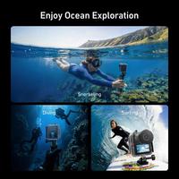 Boîtier étanche TELESIN 60m pour DJI Osmo Nano IPX8, boîtier de plongée sous-marine, protection anti-buée pour caméra d'action