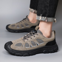 Chaussures pour hommes, nouvelles baskets décontractées, semelle épaisse, maille respirante, légères, tendance de la mode, chaussures de randonnée d'hiver pour l'extérieur