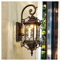 Applique murale extérieure de style européen, lampe de jardin étanche, villa, entrée, terrasse extérieure, balcon, applique murale extérieure, LED 220V 70