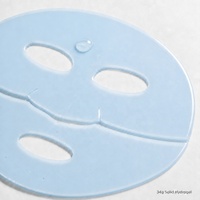 Masque hydratant profond au peptide de cuivre bleu GHK-Cu, masque en feuille pour le visage à l'acide hyaluronique anti-rides