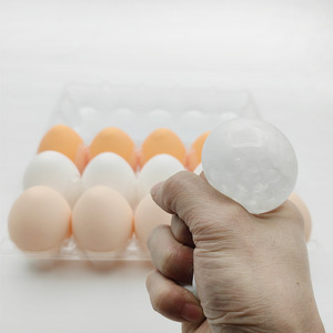 Wholesale Factory TPR Simulation Egg Shape Super Soft Slow Rebound <b>Squeeze</b> Stress Relief Squishy Toy for Kids Boys and Girls - Product Image 1
