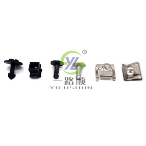 Kit de 60 pièces de clips, écrous et goupilles pour couvercle de moteur HE25 pour VW Audi – Pièces de réparation et de protection pour carrosserie - Product Image 2