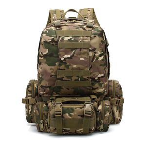 B08 Stock <b>55L</b> Outdoor Hunting Camping Combat Molle Attach Pouches Detachable Tactical <b>Backpacks</b> ACU Camouflage Colors - Product Image 5