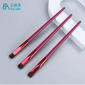 Brosse à sourcils carrée de haute qualité brosse à sourcils carrée inclinée brosse correcteur en toile lisse 4d brosse à timbre pour sourcils - Product Image 1