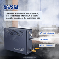 Generador de Vapor para Sauna Stepon, Fábrica con 26 Años, 4.5KW 6KW 9KW 12KW 15KW 18KW 22.5KW, Control por Aplicación WiFi, Máquina de Baño de Vapor, OEM ODM