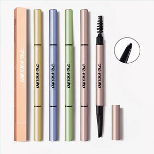 บรรจุภัณฑ์ปากกาเขียนคิ้วแบบขายส่ง บรรจุภัณฑ์ปากกาเขียนคิ้วสองด้านแบบเปล่า บรรจุภัณฑ์ปากกาเขียนคิ้วแบบหลอดพลาสติก - Product Image 1