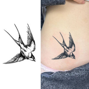 <span class=keywords><strong>Tatuaje</strong></span> Temporal de Golondrina Voladora, <span class=keywords><strong>Tatuaje</strong></span> Semipermanente, Resistente al Agua y al Sudor, Dura 2 Semanas, <span class=keywords><strong>Tatuaje</strong></span> para Brazo y Cintura - Product Image 1