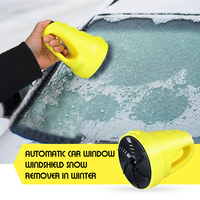 Grattoir à glace électrique Portable Rechargeable pour l'hiver, déneigement rapide pour pare-brise de voiture