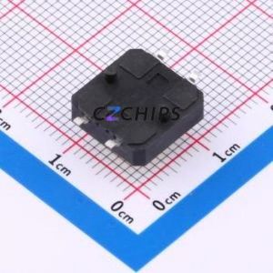 TS-1094TB-B3D2-T-Y Tactile Switch SMD-4P,12x12mm Switch 2.5N Vertical Mount 12mm 12mm - Product Image 2