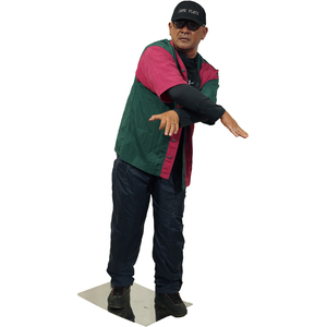 Solución Integral para Colecciones Privadas de Arte: Estatua Decorativa de DJ Sudafricano Tallada <span class=keywords><strong>a</strong></span> Mano, de Gran Durabilidad y Tamaño Real - Product Image 6