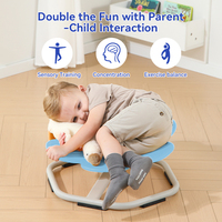 Enfants jouets enfants chaise pivotante Spin chaise sensorielle formation équilibre corporel enfants chaise tournante pour l'autisme Base en métal antidérapant