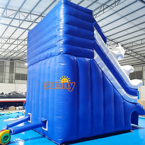 Grand toboggan aquatique gonflable commercial pour piscines creusées, adapté aux adultes - Product Image 6