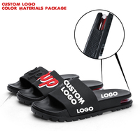 OEM ODM Marque propre Claquettes en EVA Logo personnalisé en relief Caoutchouc 3D Homme Zapatilla Bus Chinelos Masculino Claquette Caoutchouc