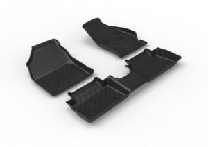 พรมปูพื้นท้ายรถทำจากยาง3D 5D พรมปูพื้นแบบ TPE สำหรับ Toyota <span class=keywords><strong>Vios</strong></span> /Yaris Sedan / Yaris 2017 2018 2014-2022 - Product Image 2