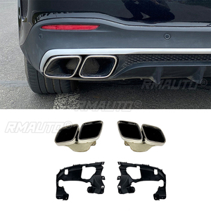 ท่อระบายไอเสียด้านหลังของรถยนต์, ท่อไอเสียสำหรับ Mercedes-Benz GLE53 GLE63 AMG W167 2020-2022ท่อไอเสียสี่ช่องสแตนเลส - Product Image 1