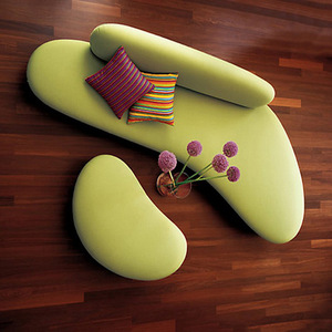 Moderner Samt-Ottoman-Hocker für Hotel- und Apartmentprojekte – Fußhocker in Gewerbequalität OEM/ODM - Product Image 3