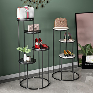 Display <b>Shelves</b> in the Clothing Store showcase windows Shoe and Bag Display Racks Island Cabinets Height-<b>adjustable</b> Workstations - Product Image 4